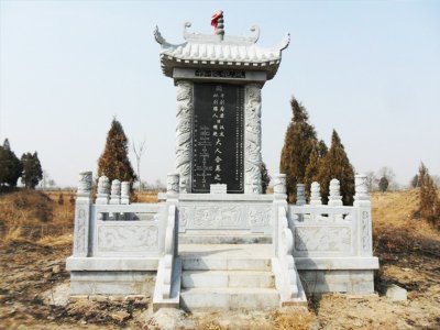 传统高档石雕墓碑